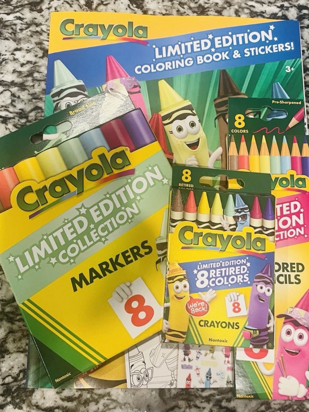 Crayola Crayons Discontinued set Limited Edition collection NWT LOT